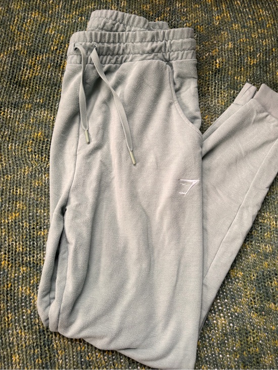 Gymshark Pants - Women's Gym Shark Light Green Drawstring Jogger Pants